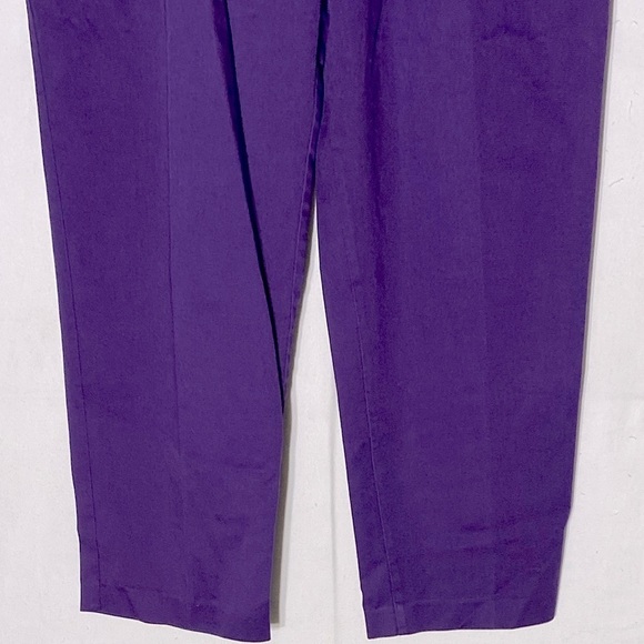 Vintage Shelley Davis Purple High Rise Slacks 30 - Picture 2 of 16